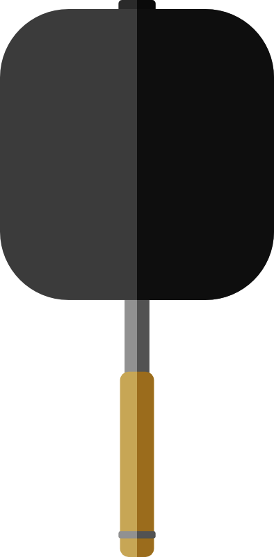 ホットサンドメーカーフラットデザインイラスト